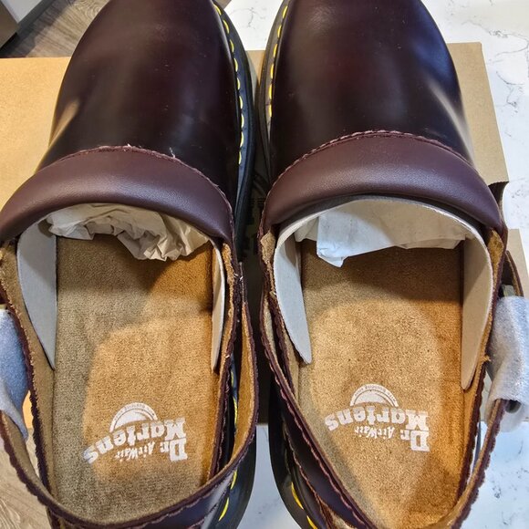 Dr. Martens Laketen Size Men's Sz 11 Atlas Leather Slingback Platform Mules NEW - Picture 7 of 15